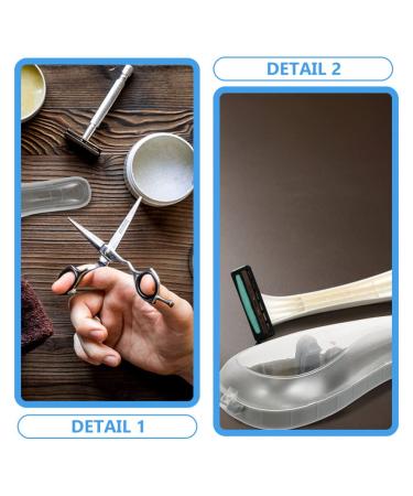 Beaupretty 2 Pcs Razor Storage Box - Portable Shaver Case & Razor Holder for Travel | Perfect Razor Heads Cover & Storage Solution - Buy Online on GoSupps.com