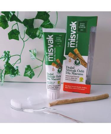 Natural Miswak Toothpaste | Fluoride-Free SLS-Free Gluten-Free & No Artificial Additives | Eco-Friendly Oral Care - Buy Online on GoSupps.com