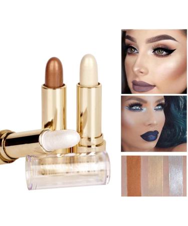 Highlighter Stick Makeup Brightens Shades Pencil Face Shaping Trimming Stick 4.7g Style1 Beauty tools 1# - Buy Online on GoSupps.com