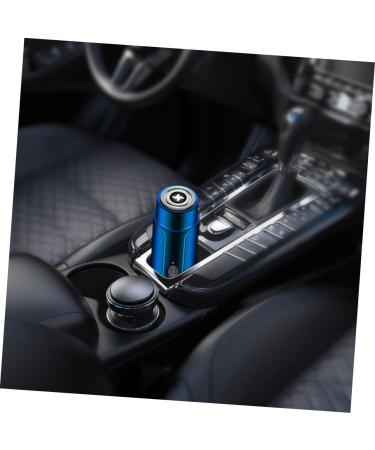 Compact Electric Shaver for Men - Handheld Travel Razor Wear-Resistant & Convenient Daily Use - 10.6x2.6cm Blue - Buy Online on GoSupps.com