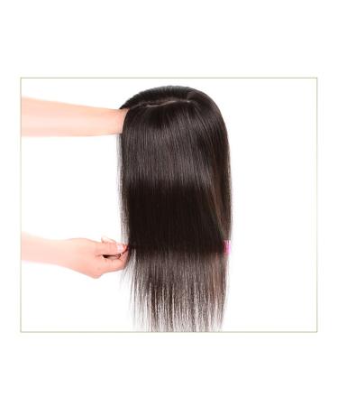 Handmade Double Silk Base Hair Part - Real Hair Crown for Women | Perfect for Clipping - 7.1 x 10.2 cm - Medium Brown 35.6 cm - Buy Online on GoSupps.com
