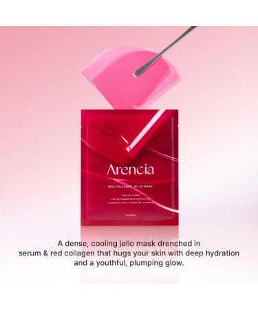 Red Collagen Jello Mask Peptide Complex Niacinamide Firming Gel Face Mask - Buy Online on GoSupps.com