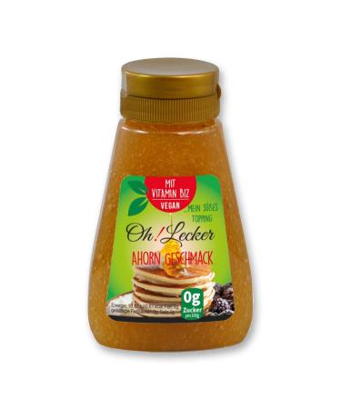 Oh! Delicious Stevia* syrup with maple flavor vitamin B12 195g sugar-free fat-free salt-free vegan
