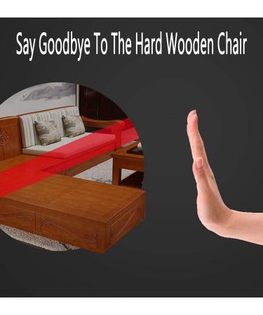 Indoor Outdoor Seat Pad Thicken Durable Wooden Bench Cushion Lounge Garden Chaise Swing Mattress with Tie Rope Anti-Slip 2 or 3 Seater Mat Blue 45*120cm - Buy Online on GoSupps.com