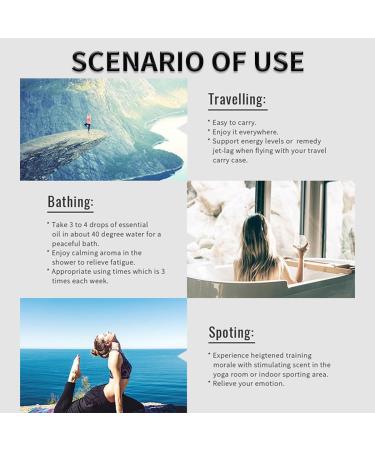 Massage Oils for Date Night Kit | Aromatherapy Sensual Oils for Couples | 6 Flower & Plant Essence Essential Oils (10ml per bottle - Buy Online on GoSupps.com