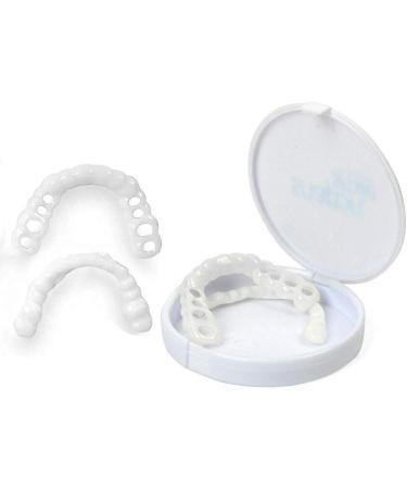BGZ 2 Pairs Cosmetic Teeth Snap on Perfekt Smile Denture Perfect Smile Teeth Veneers Comfort Fit Flex Tooth Improve Your Smile in Minutes At Home 2 Upper & 2 Lower - Buy Online on GoSupps.com