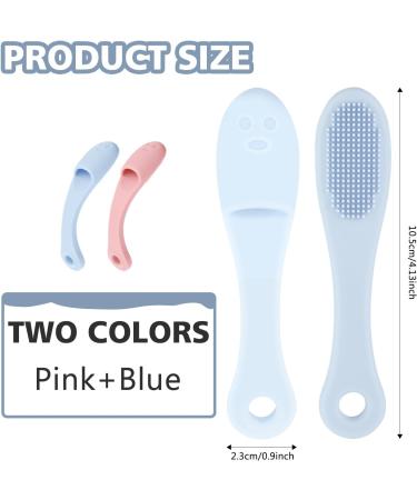 Buy Wllhyf Silicone Dog Toothbrush - 2 Pack Finger Toothbrush for Effective Dental Care in Small Medium & Large Dogs and Cats - Buy Online on GoSupps.com
