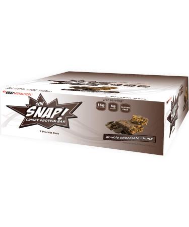 OOH Snap! Crispy Protein Bar Double Chocolate Chunk 7 Bars 1.62 oz (46 g) Each