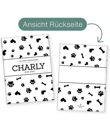 Personalized Wilhelm Fell Case for EU Pet ID Card | Custom Gift for Pet Owners | Protective Cover for Pet ID (Charly) - Buy Online on GoSupps.com