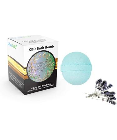 CBD Bath Bombs - LVWell CBD - CBD Bath Bombs with Essential Oils + 500mg Extract - New SCENTS! (Lavender & Marjoram) - Buy Online on GoSupps.com