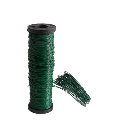 Royal Imports Bulk Green Paddle Wire Spool 150 YD roll  24 Gauge  Floral Arrangements  Florist Supplies  Jewelry  Gift  Crafts  Wreath Making  Flower Garland  Plant Stem Garden Ties  Bouquet Bind Wrap 24 Guage