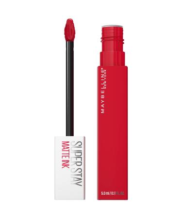 Maybelline Super Stay Matte Ink Liquid Lipstick Makeup  Long Lasting High Impact Color  Up to 16H Wear  Shot Caller  Bright Pinky Red  1 Count 325 SHOT CALLER 0.17 Fl Oz (Pack of 1) 1 COUNT