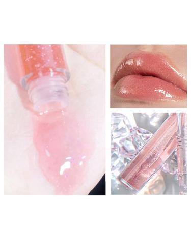 Lucoss Vitamin B+C Plumping Lip Gloss - Shimmer Lip Volumizer in Clear Pink Blue & Orange | International Shipping - Buy Online on GoSupps.com