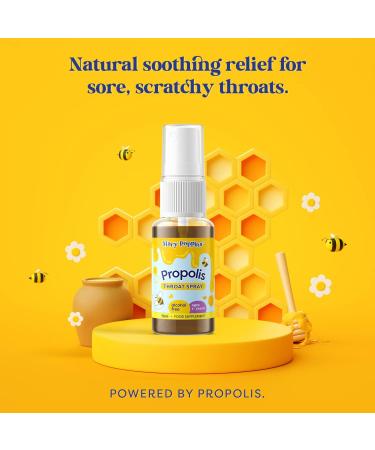 Mary Poppins Kids Propolis Throat Spray (Caramel Flavour) | Tasty Sweet & High-Strength Sore Throat Comfort Spray | 50% Propolis Extract Alcohol Free (15ml) 15 ml (Pack of 1) - Buy Online on GoSupps.com