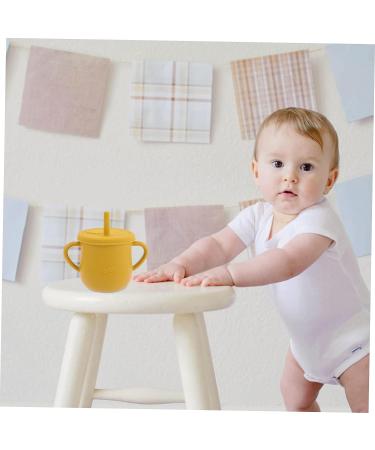 TOYANDONA 3pcs Baby Silicone Sippy Cups Set for Toddlers - Anti-Spill, Training Cup with Silicone Straw for Infant & Toddler - BPA-Free Silicone Water Cup - Buy Online on GoSupps.com