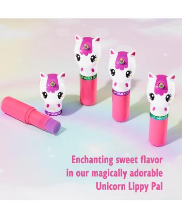 Lip Smacker Lippy Pals Set of 3 Flavored Moisturizing Lip Balms with Unicorn Magic Cuddly Cream Puff Panda and Sweet Kiwi Kitty - Buy Online on GoSupps.com