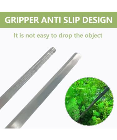 1PC Aquarium Tank Tweezers Reptile Feeding Tool tainless Steel Aquarium Straight Tweezers Tongs for Cleaning Dead and Excess Plants Positioning Ornaments and Feeding - Buy Online on GoSupps.com