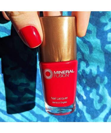 Mineral Fusion Nail Polish Fiery Lava 0.33 oz - Non-Toxic, Long-Lasting Color - Buy Online on GoSupps.com