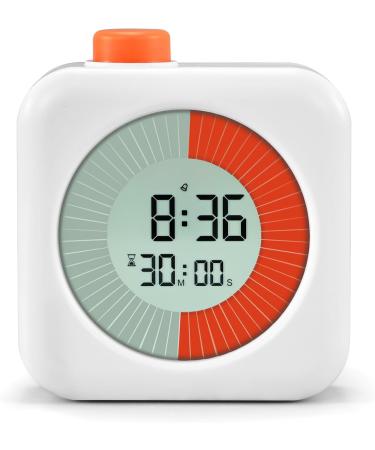 EooCoo Visueller Timer - White | International Shipping Available - Perfect for Home & Office Use - Buy Online on GoSupps.com