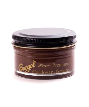 Burgol Cordovan Pomade 50 ml glass jar brown