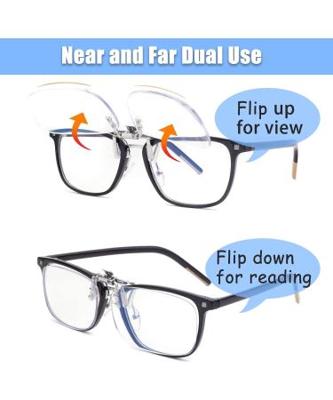 Buy 2-Pack Clip-On Rimless Reading Glasses Magnifiers - Anti Blue Light UV400 Protection 2.5 Diopters - Includes Case - International Shipping Available - Buy Online on GoSupps.com