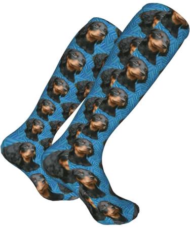 Gordon Setter Puppy Compression Socks for Men & Women | 15-20 mmHg Circulation Support for Running & Cycling - Buy Online on GoSupps.com