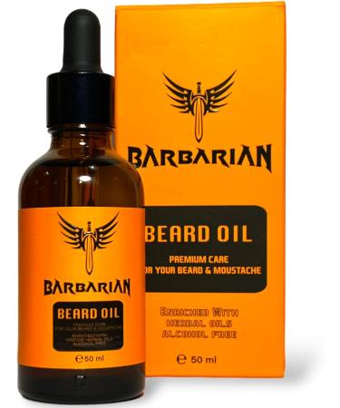 Beard Oil Barbarian Premium Care for Beard and Moustache - Buy Online on GoSupps.com