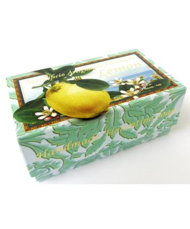 Lemon Scented Italian Soap - 10.5 Ounce | Luxury Handmade Soap for Refreshing Clean | Shop Internationally - Buy Online on GoSupps.com