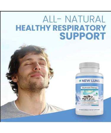 Success Chemistry New Lung Mushroom Lung Immune Health Supplement - Boosts Respiratory Wellness - 60 Capsules - Buy Online on GoSupps.com