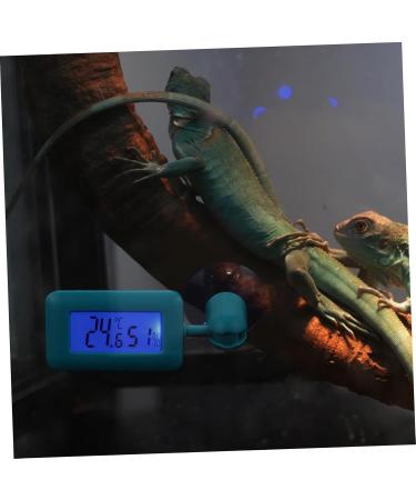Frcolor Digital Reptile Hygrometer for Leopard Gecko Tanks - Suction Cup ABS 10x3x1.5cm - Ideal for Reptile Terrariums & Aquariums - Buy Online on GoSupps.com