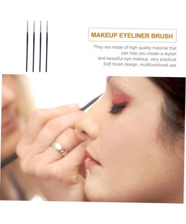 Didiseaon Thin Eyeliner Brush 4pcs Fine Eyeliner Brush Eyeliner Pencil Eyeshadow Applicator Cosmetic Brush Make up Eyebrow Line - Buy Online on GoSupps.com