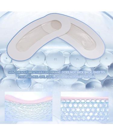 ZONTTR Reusable Hyaluronic Acid Microneedle Eye Patches Mask Anti Wrinkle Aging Dark Circles Moisturizing Under Eye Gel Pads - Buy Online on GoSupps.com