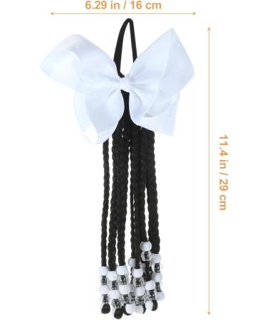 SKISUNO Braided Wig Ponytail aldult bowknot braided ponytail fake braid Headband extend colorful hair extension wig ponytail Cosplay Hair Accessory dispenser soft decorate artificial baby 29X16CM As Shown 02 - Buy Online on GoSupps.com