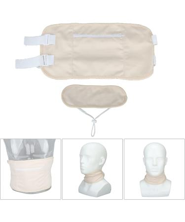 Topiky Organic Castor Oil Packing Wrap - Reusable Belly & Neck Pack for Detox | Adjustable Compress for Liver Health - Buy Online on GoSupps.com