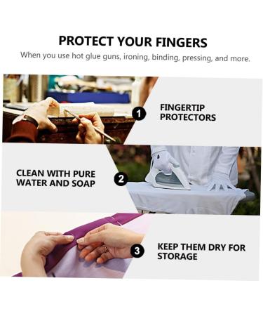 Buy NOLITOY Silicone Finger Cots - 7 Pairs of Anti-Cut Finger Protectors for Gaming Crafting and Guitar Playing - Buy Online on GoSupps.com