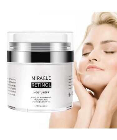 GIMOCOOL Harvey Ross Miracle Retinol Face Moisturizer 50ml Retinol Face Moisturizer Anti Aging for Women Reduces Wrinkles & Firms Skin (1 Piece)
