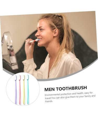 Seaesfoufu 4-Piece Soft Cotton Toothbrush Set - Portable Travel Toothbrushes for Adults - Ultimate Dental Care - Buy Online on GoSupps.com