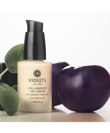 Violets Are Blue Organic Eye-Luminate Gel/Cream | Natural Non-Toxic Skincare for Bright Radiant Eyes - Order Internationally - Buy Online on GoSupps.com
