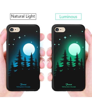 Seabaras iPhone X Case Glow in Night Case for iPhone X Flexible Soft TPU Cover 3D Noctilucent Case for iPhone X Wolf - Buy Online on GoSupps.com