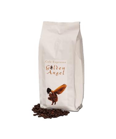 C&T Espresso Coffee - "Golden Angel" Coffee Beans 100% Arabica (dancing beans 500g) - Premium Coffee - Low Acidity - Smooth and Freshly Ground