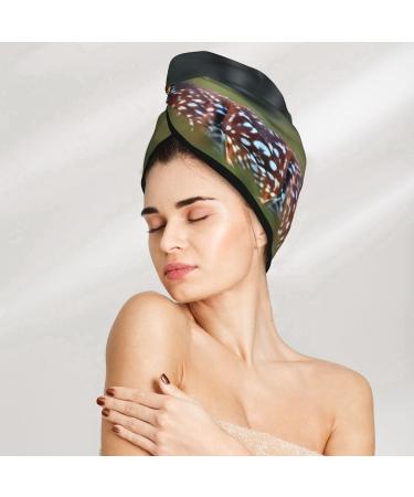 Cute Deer Coral Velvet Dry Hair Cap - Unisex Wet Towel Wrap for Bathroom Pool Party Beach & Home | International Shipping Available - Buy Online on GoSupps.com