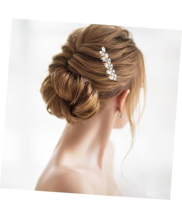 Beaupretty Fashionable Diamond Hair Accessories Hair Clip Hair Barrettes Hair Pin Bridal Headpiece Hair Accessories for Women Hair Side Comb Crystal Hair Comb Wedding Bride - Buy Online on GoSupps.com
