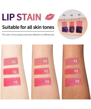  SONGVISON Lip Stain - Peel Off Lip Stain Natural Water Resistant Long Lasting Stain Transfer Resistant Highly Pigmented - Buy Online on GoSupps.com