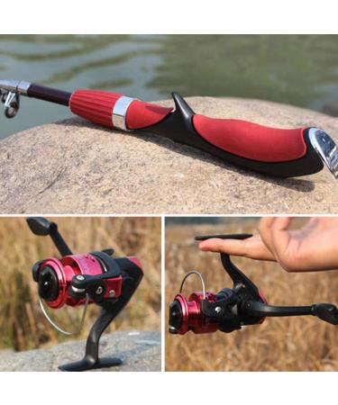 BESTEU Portable Mini Telescopic Fishing Rod & Reel Set - Compact Fishing Tackle Gear for Anglers Worldwide - Buy Online on GoSupps.com
