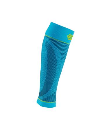 Bauerfeind Sports Compression Lower Leg Calf Sleeves (1 Pair) - Improved Circulation, Airknit Fabric Breathable, Washable Rivera Medium/Long