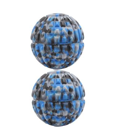 Beavorty 2st yoga ball massage devices toothbrush holder from ceramic foot Exercise fascia ball for feet massage ball fitness scooter muscle massage gauge flowering ice hockey.