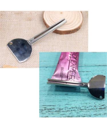 Key-Shaped Toothpaste Tube Squeezer for Salons, Hair Color Dye, Oil Paint - Silver - Buy Online on GoSupps.com