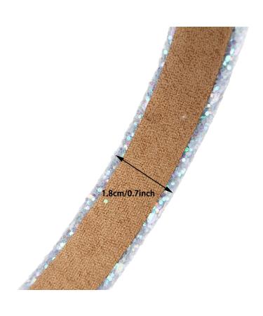 Loneedy 7 Pack Glitter Hair Bands - No Slip Sparkling Headbands for Girls & Women | Children's Hair Accessories in 7 Colors - Buy Online on GoSupps.com
