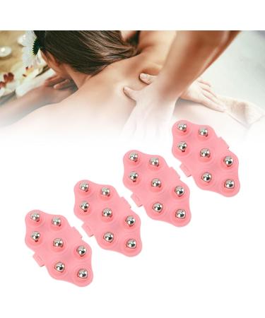 4PCS Rolling Ball Hand Massager Palm-Shaped Massage Gloves with 7 Magnetic Balls for Ultimate Body Relaxation | International Shipping - Buy Online on GoSupps.com