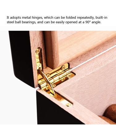 Humidor Cigar Clear Glass Travel Cedar Wood Humidifying Storage 25-30 Cigars - Buy Online on GoSupps.com